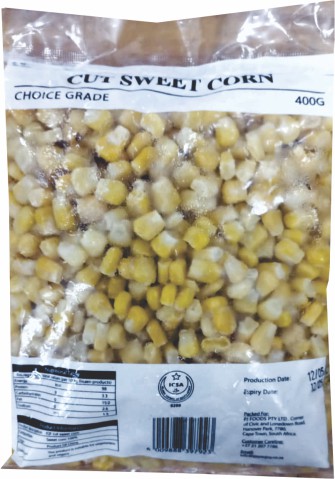 CHOICE GRADE SWEETCORN CUT 400G